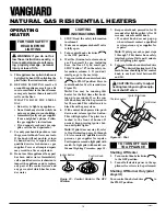 Preview for 14 page of Vanguard VMH3000TN Owner'S Operation And Installation Manual