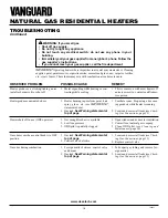 Preview for 18 page of Vanguard VMH3000TN Owner'S Operation And Installation Manual