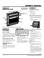 Preview for 3 page of Vanguard VMH3000TNSA Owner'S Operation And Installation Manual