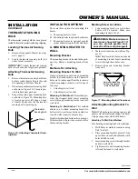 Preview for 9 page of Vanguard VMH3000TNSA Owner'S Operation And Installation Manual