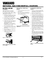 Предварительный просмотр 10 страницы Vanguard VMH3000TNSA Owner'S Operation And Installation Manual