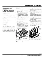 Preview for 11 page of Vanguard VMH3000TNSA Owner'S Operation And Installation Manual