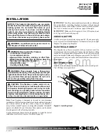 Предварительный просмотр 7 страницы Vanguard VSGF28NTD Installation Manuals