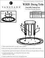 Preview for 1 page of Vanguard W202B Assembly Instructions