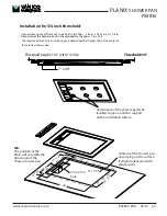 Предварительный просмотр 9 страницы Vanico Maronyx PLANIX PX4836 Installation Instructions Manual