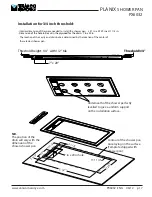 Предварительный просмотр 17 страницы Vanico Maronyx PLANIX PX4836 Installation Instructions Manual