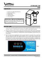 Vaniman STONEVAC AM Quick Start Manual preview