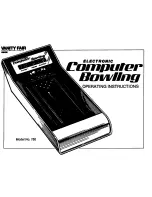 Vanity Fair Electronic Computer Bowling Operating Informations preview