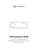 Vankyo Performance V630 User Manual preview