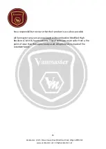 Preview for 25 page of Vanmaster Accolade 480 Handbook