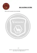 Preview for 119 page of Vanmaster Accolade 480 Handbook