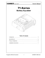 Vanner VANN-Guard 71 Series Owner'S Manual preview