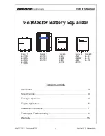 Preview for 1 page of Vanner VoltMaster 60-10B Owner'S Manual