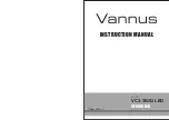 Vannus VC3-3B/52 LED Instruction Manual предпросмотр