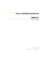 Vansco VMM1615 User Manual preview