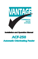 Vantage Hearth ACF-250 Installation And Operation Manual preview