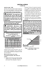 Preview for 10 page of Vantage Hearth BG18NM Owner'S Operation And Installation Manual