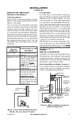 Preview for 11 page of Vantage Hearth BG18NM Owner'S Operation And Installation Manual