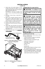 Preview for 14 page of Vantage Hearth BG18NM Owner'S Operation And Installation Manual