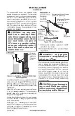 Preview for 15 page of Vantage Hearth BG18NM Owner'S Operation And Installation Manual