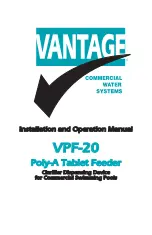 Vantage Hearth VPF-20 Installation And Operation Manual preview