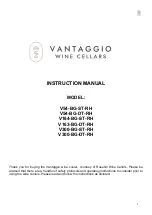 VANTAGGIO V54-BG-ST-RH Instruction Manual preview