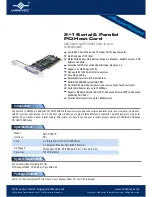 Vantec 2+1 Serial & Parallel PCI Host Card Specification preview