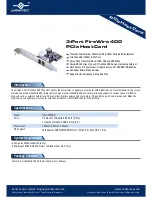 Preview for 1 page of Vantec 3-Port FireWire 400 PCIe Host Card Specification