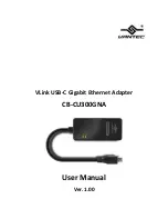 Предварительный просмотр 1 страницы Vantec CB-CU300GNA User Manual