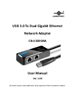 Предварительный просмотр 1 страницы Vantec CB-U320GNA User Manual