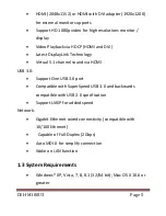 Preview for 5 page of Vantec DSH-M100U3 User Manual