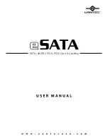 Preview for 1 page of Vantec eSATA PCI & PCI-E Card & CardBus User Manual