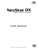 Vantec External 5.25" SATA Enclosure NexStar DX User Manual preview