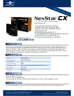 Предварительный просмотр 1 страницы Vantec NexStar CX Specification