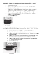 Предварительный просмотр 6 страницы Vantec SATA/IDE to USB 2.0 Adapter None Product Manual