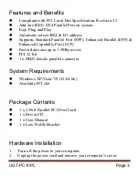 Preview for 3 page of Vantec UGT-PC10PL User Manual