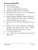 Preview for 2 page of Vantec UGT-PC210 User Manual