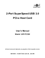 Vantec UGT-PC302 User Manual preview