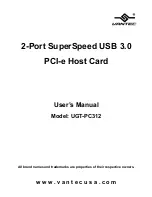 Vantec UGT-PC312 User Manual preview