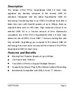 Preview for 2 page of Vantec UGT-PC312 User Manual