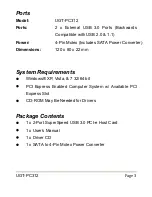 Preview for 3 page of Vantec UGT-PC312 User Manual