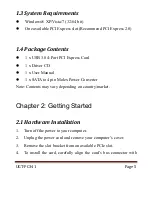 Preview for 5 page of Vantec UGT-PC341 User Manual