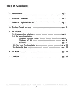 Preview for 2 page of Vantec UGT-ST450CB User Manual