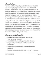 Preview for 2 page of Vantec UGT-UC302CB User Manual