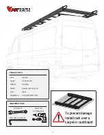 Предварительный просмотр 2 страницы Vantech H2 Series 144" Installation Manual