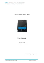 Vantron DE20-BT User Manual preview