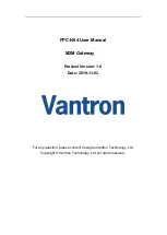 Preview for 1 page of Vantron FPC-N64 User Manual