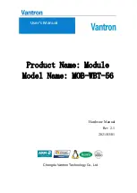 Предварительный просмотр 1 страницы Vantron MOB-WBT-56 User Manual