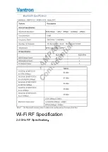 Предварительный просмотр 6 страницы Vantron MOB-WBT-56 User Manual