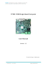 Preview for 1 page of Vantron VT-SBC-3588 User Manual